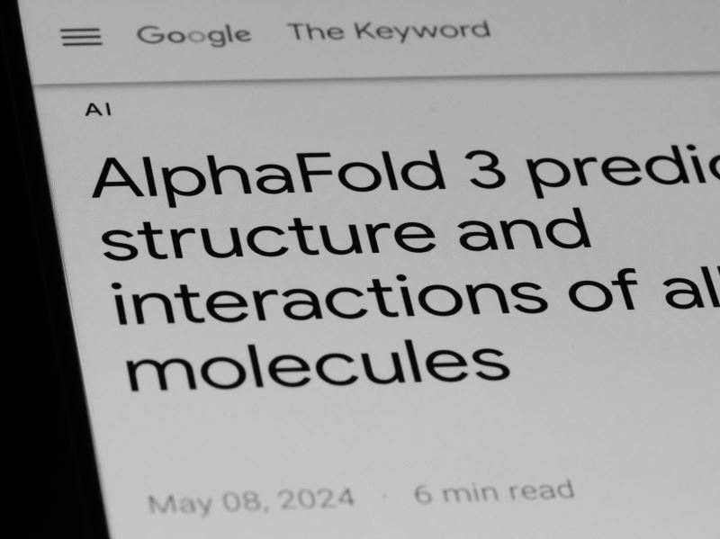 AlphaFold 3預測蛋白質結構能力再升級 有望幫助新藥開發
